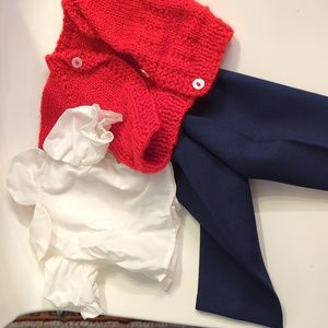 Handmade vintage outfit for American girl doll